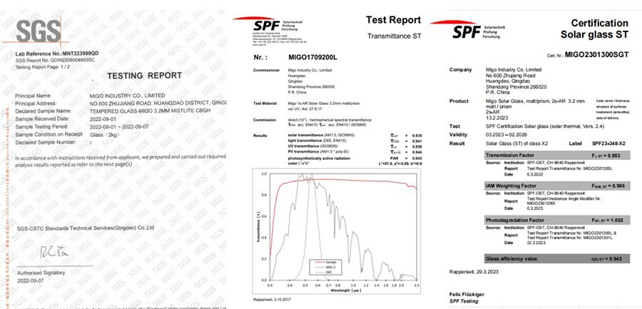 glass certificate glass certificate